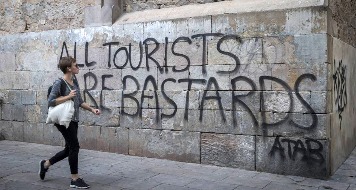 La izquierda contra el turismo