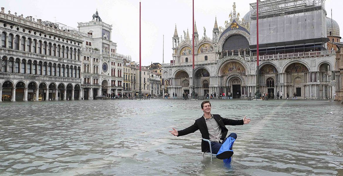 marea alta en venecia