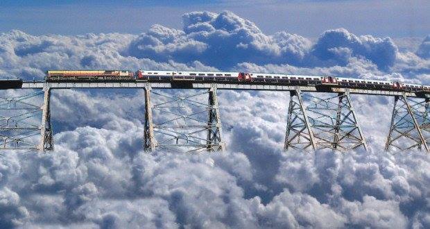 tren a las nubes