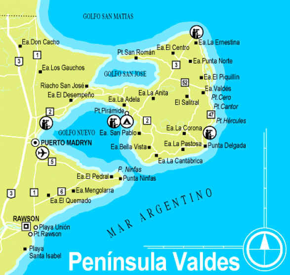 peninsula-mapa