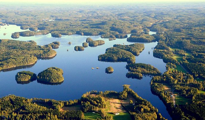 Resultado de imagen de lagos de finlandia