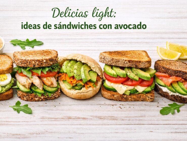 Recetas con avocado: ideas de sandwiches con palta 1 Sándwiches light con avocado: ideas saludables con pan integral, huevo, pollo, hummus y salmón