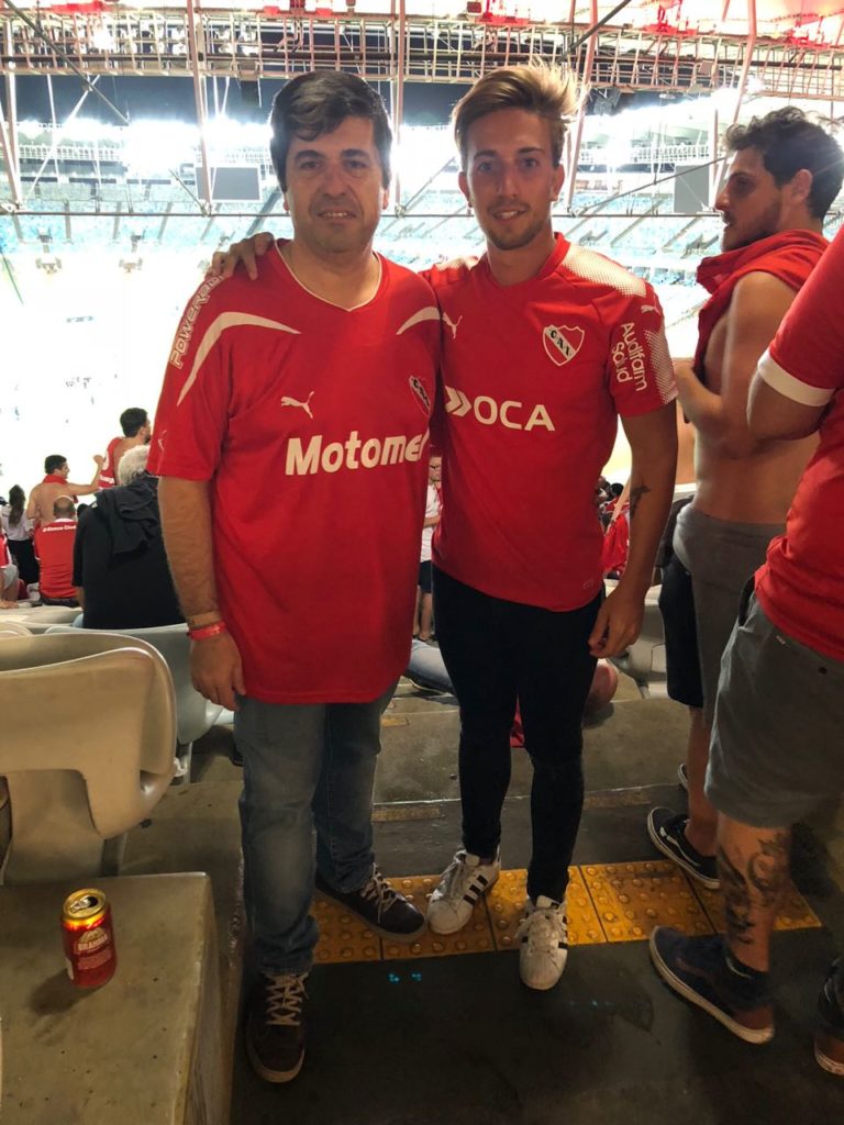 Maxi de Rito y su papá