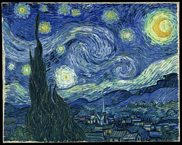 la noche estrellada de Van Gogh