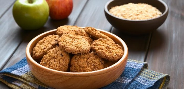 galletas de avena y manzana