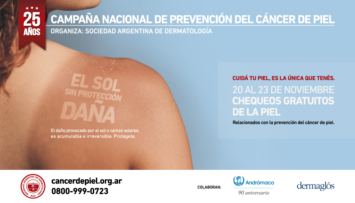 cancer de piel sociedad argentina dermatología