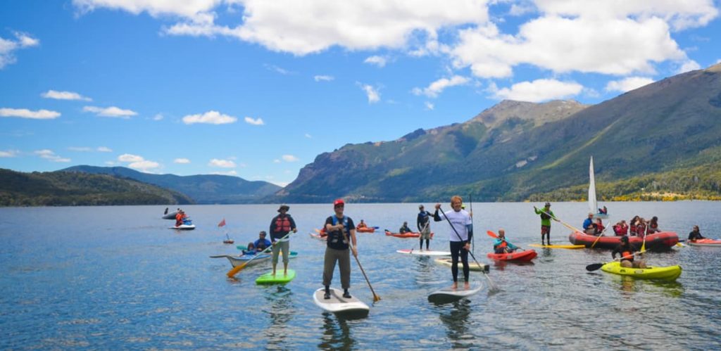 aprender stand up paddle en Bariloche
