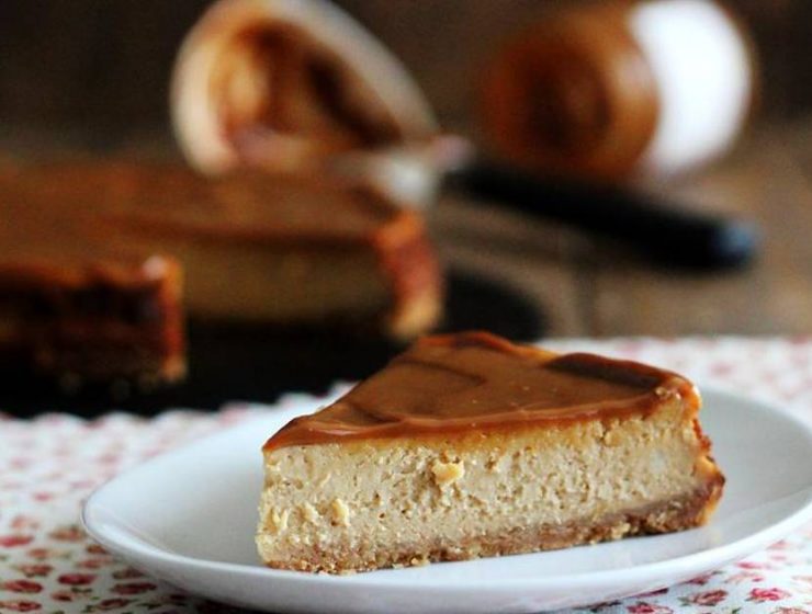 cheesecake de dulce de leche