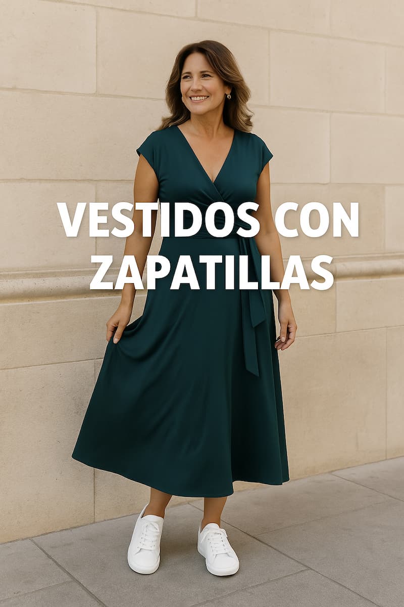 Look zapatillas 2026 con vestidos: un must de moda Vestidos con zapatillas: cómo combinar comodidad y estilo en 2026 4