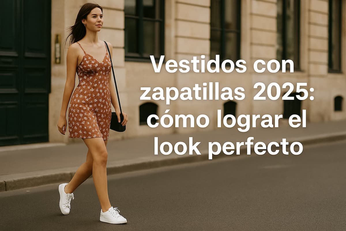 En 2026, el look con zapatillas conquista tanto la calle como el trabajo o los eventos casuales. Vestidos con zapatillas: cómo combinar comodidad y estilo en 2026 3