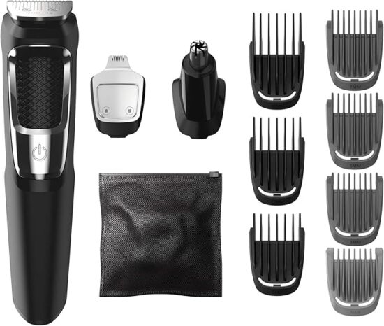 Kit de maquina para cortar el pelo de marca wahl con diferentes cuchillas y medidas