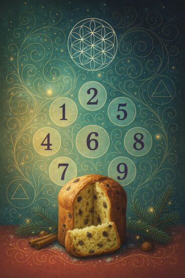 Numerología números 1 al 9 y predicciones 2026 Ilustración digital sobre numerología con los números del 1 al 9 en círculos, acompañados de símbolos cósmicos y geometría sagrada.