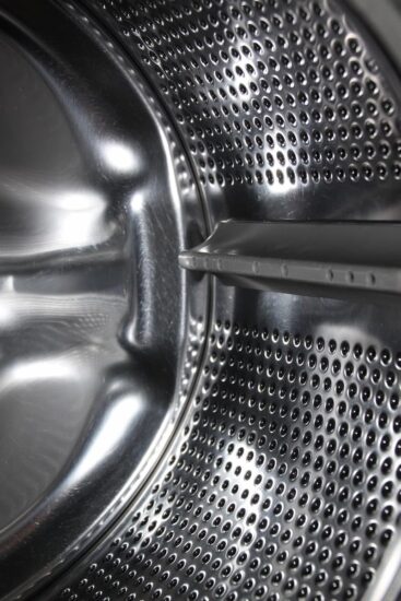 tambor de una lavadora limpio