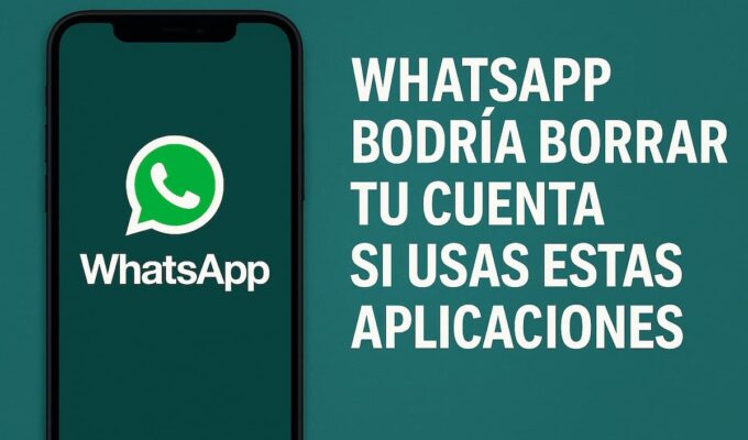 imagen con advertencia de whatsapp puede borrar tu cuenta