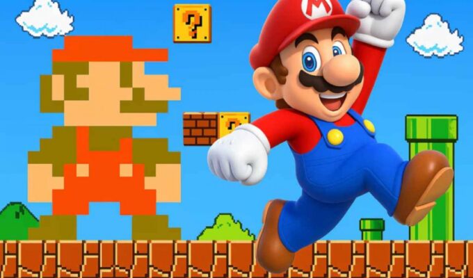 Imagen de Super Mario Bross en su celebración de 40 años