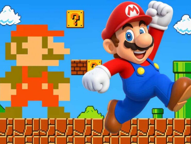 Imagen de Super Mario Bross en su celebración de 40 años