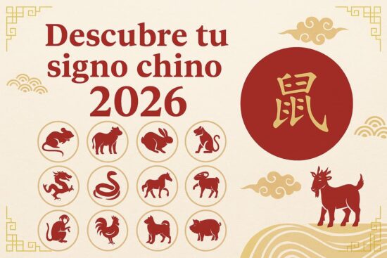 Horóscopo chino 2026 con los doce animales del zodiaco: símbolos y energía del Año del Caballo de Fuego.