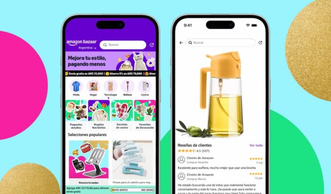 Captura de la app Amazon Bazaar