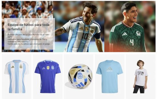 Black Friday: cómo aprovechar ofertas de Estados Unidos estando en otro país 4 Camisetas de fútbol de jugadores para todas las edades en Amazon, con la imagen de Messi y la indumentaria de Argentina