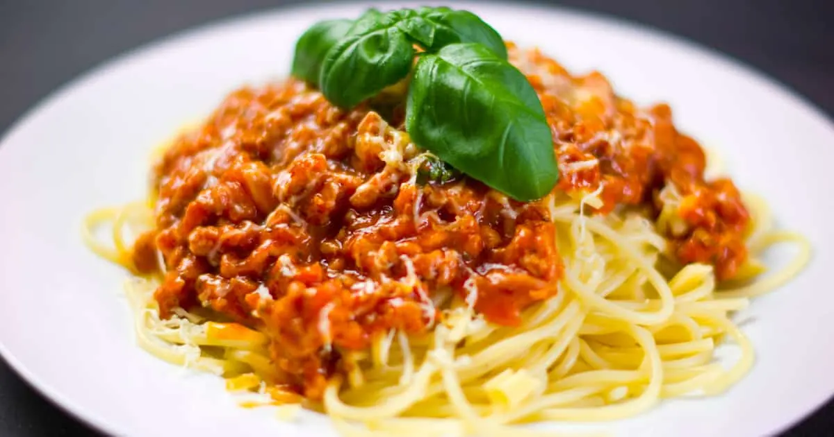 Receta casera de spaghettis veganos