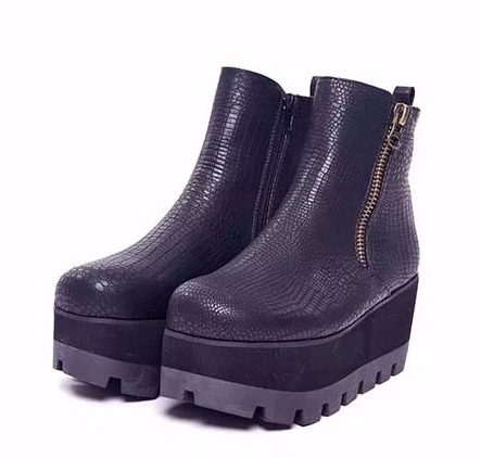 botas con plataforma
