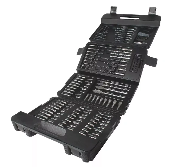 Set de brocas y puntas para taladro – accesorio esencial para cualquier proyecto Kit completo de brocas para taladro: metal, madera, concreto y puntas variadas