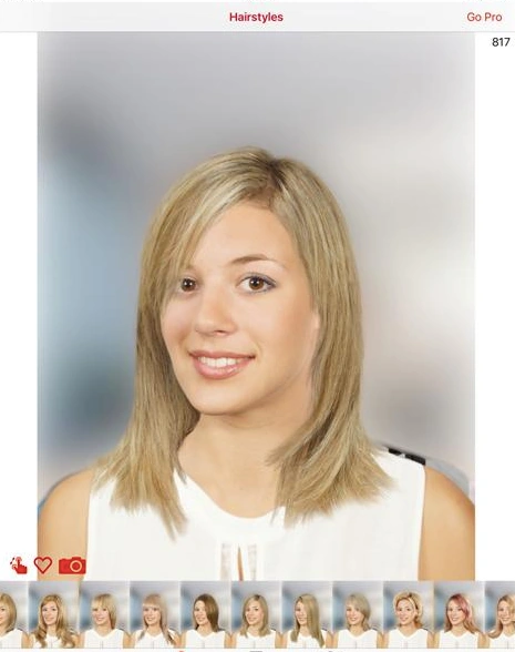 Aplicaciones para probar cortes de pelo