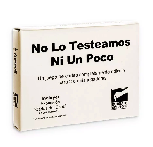 No lo testeamos ni un poco