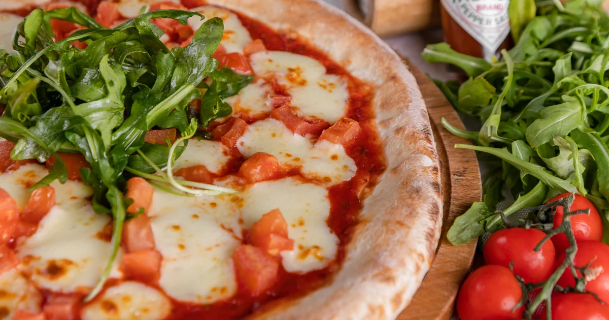 pizza de arroz