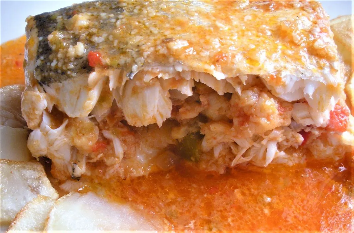 merluza rellena