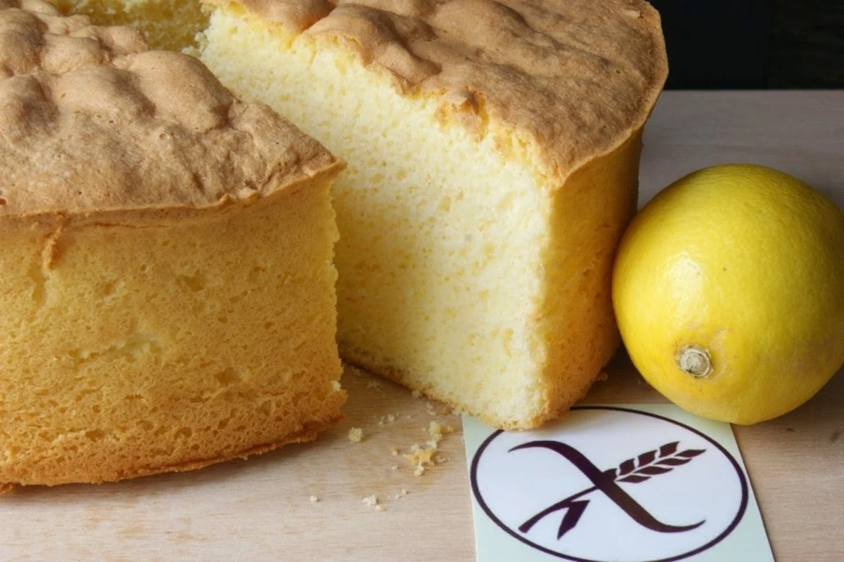 Bizcocho Esponjoso de Limón Sin Gluten (Apto para Celíacos) Bizcocho de Limón Esponjoso y Sin Gluten