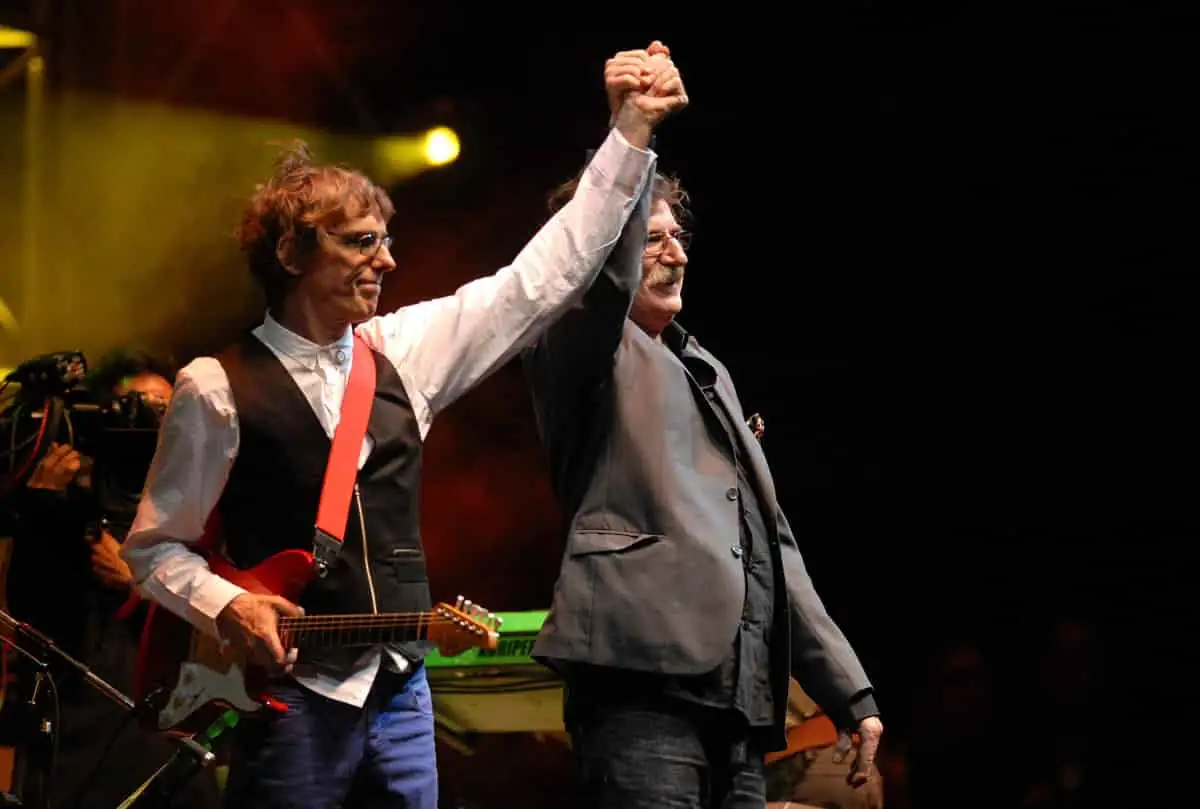 Charly García con el Flaco Spinetta