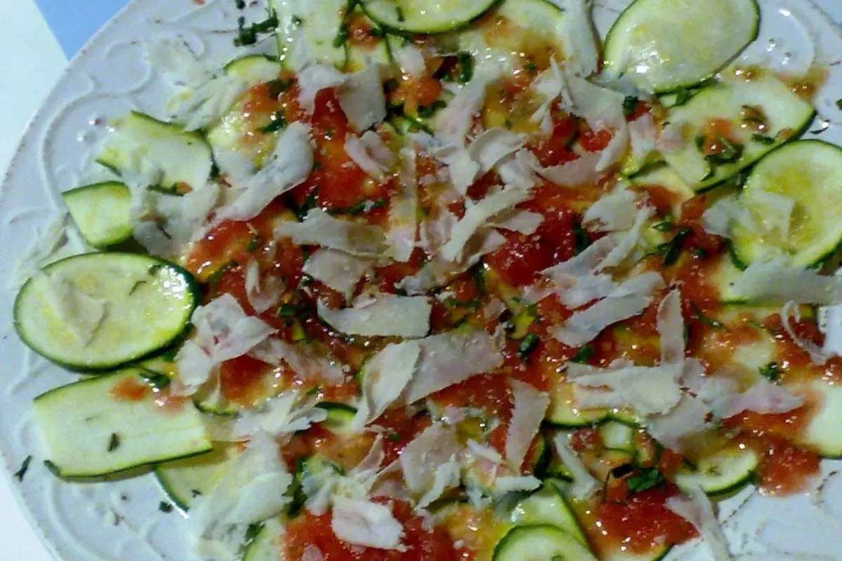 carpaccio de calabacin