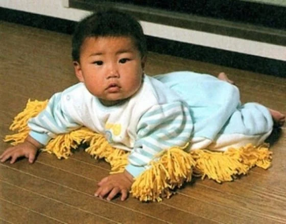 inventos raros bebe barredor