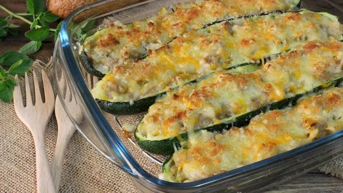 zuchinis con atun