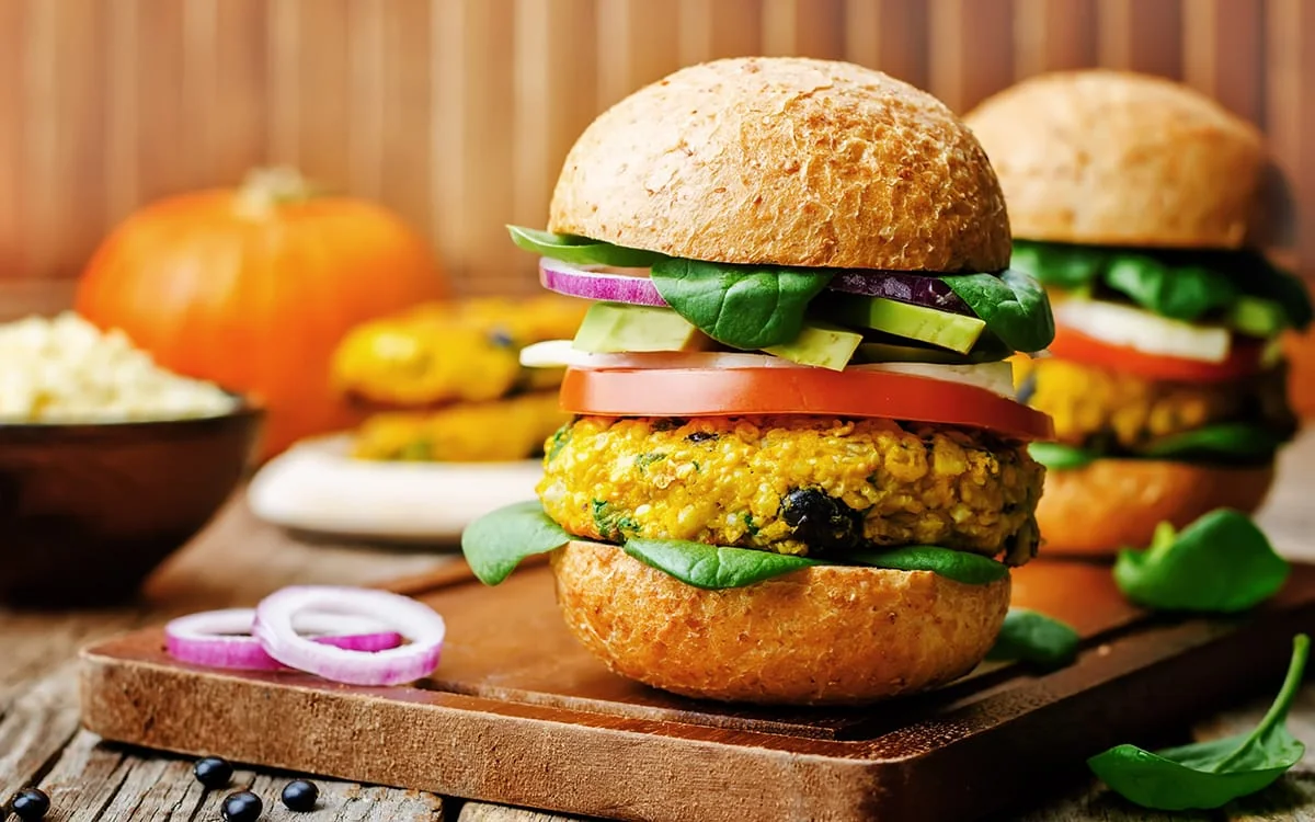 hamburguesas de garbanzos