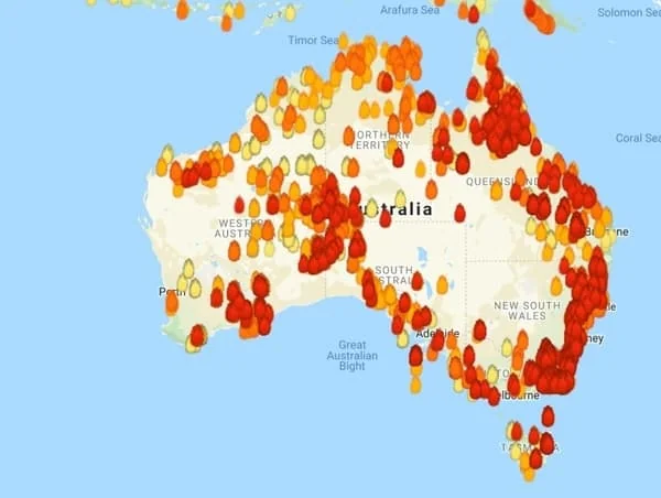 australia incendios