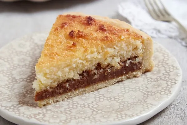 tarta de coco y dulce de leche