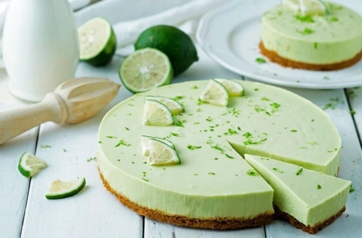 cheesecake palta lima postre cheesecake sin hornear de palta y lima