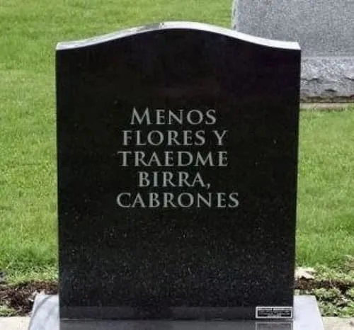 lápidas divertidas