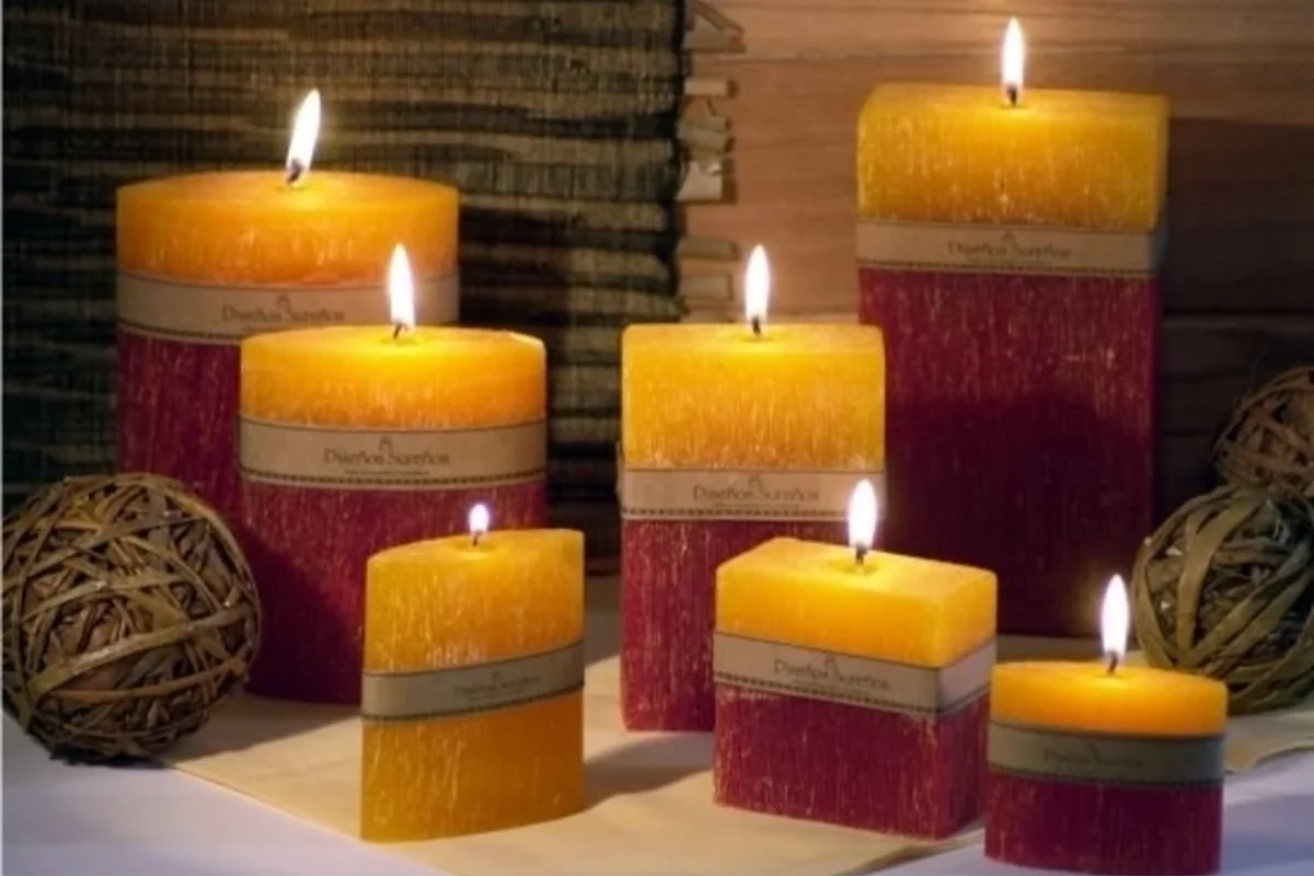 como hacer velas artesanales