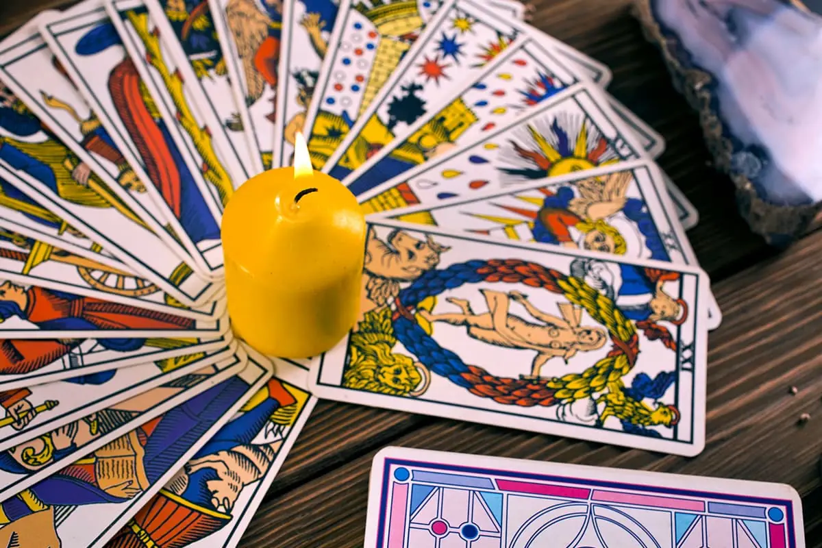 Mazo de cartas de tarot de marsella