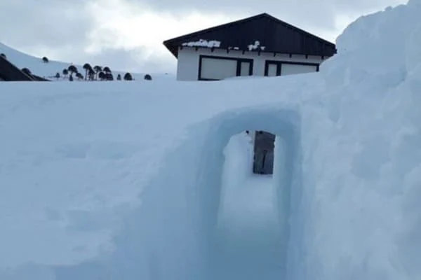 caviahue tunel nieve 