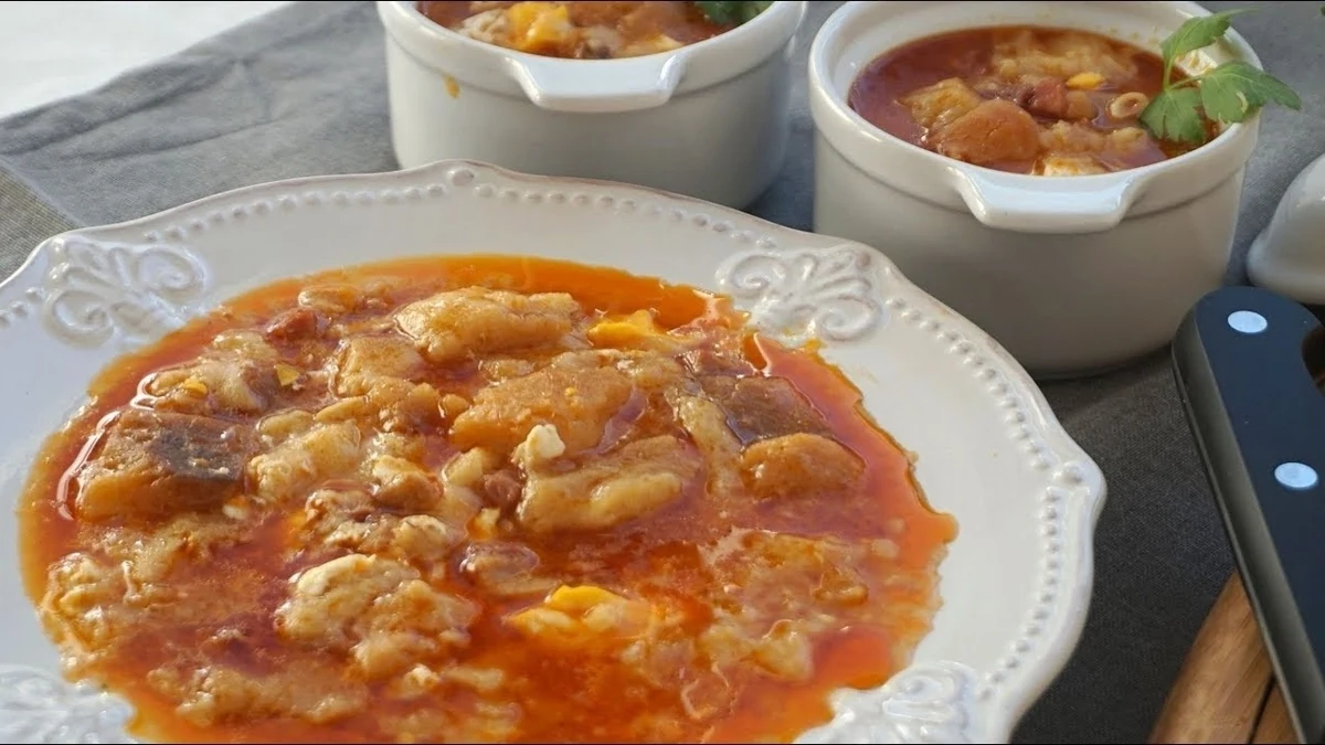 Receta española sopa de ajo