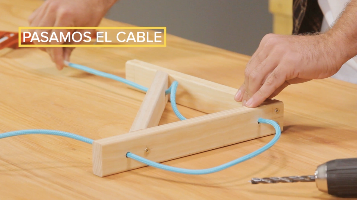 cómo hacer una lámpara de diseño paso a paso