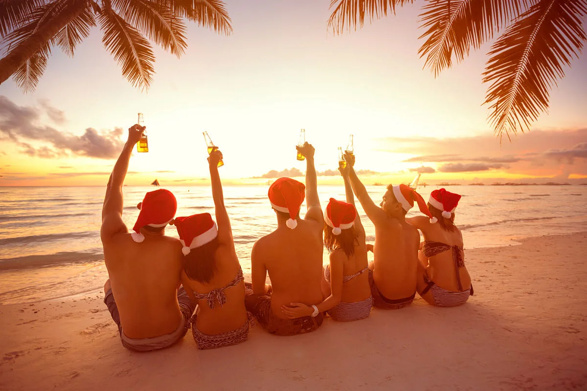 navidad con amigos
