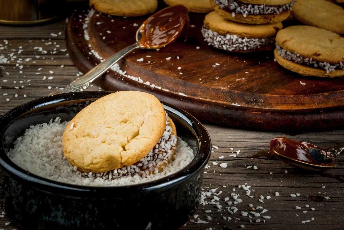 receta facil de alfajores de maicena