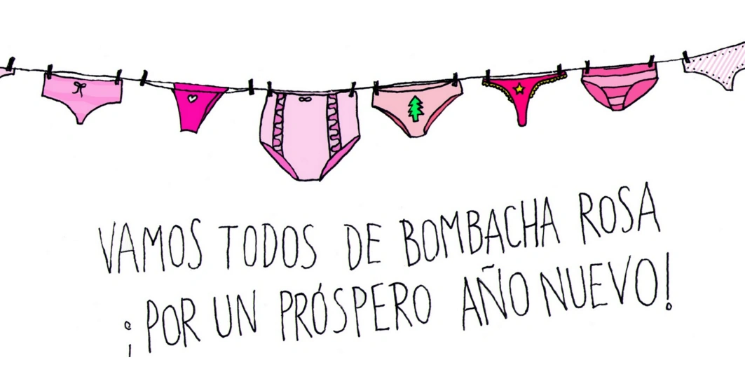 por qué se usa bombacha rosa en navidad