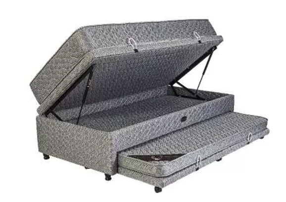 Base abatible con acceso rápido a cajón interior: la solución perfecta para optimizar el orden en el hogar.