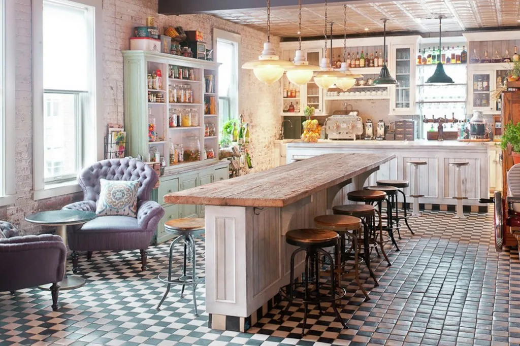 cocina sabby chic